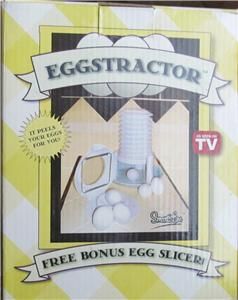 eggstractor egg peeler slicer new as seen on tv