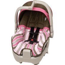 Evenflo Discovery 5 Pink Georgia Strip Infant Car Seat