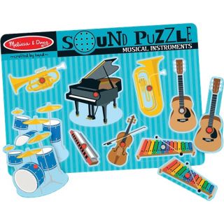 melissa doug musical instruments sound puzzle 732 place an instrument