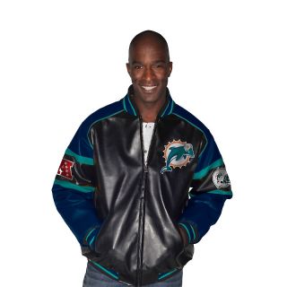  leather like jacket dolphins note customer pick rating 46 $ 19 95 or