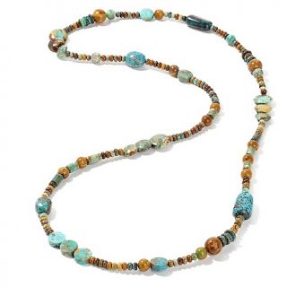 Mine Finds by Jay King Anhui Turquoise Multishape 42 Beaded Necklace