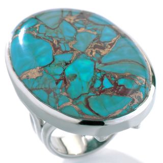  turquoise sterling silver oval ring note customer pick rating 43 $ 59