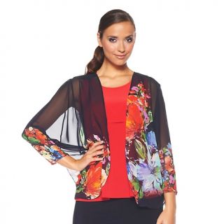 CSC® studio Brilliant Blossoms Chiffon Jacket