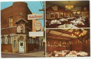 chicago il heidelberger fass restaurant postcard mailed no we carry a