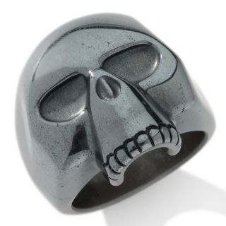  men s carved hematite skull ring rating 3 $ 44 95 s h $ 5 95  price