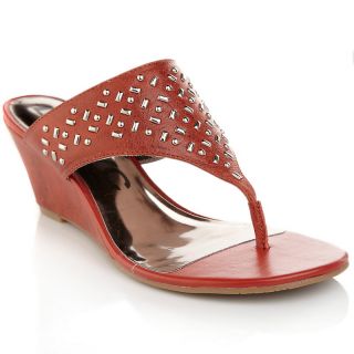  caylee studded leather thong wedge sandal rating 6 $ 17 46 s h $ 5 20