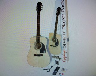 Epiphone Dr 90T Acoustic Guitar Player Pack Natural