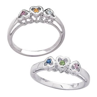  sisters birthstone heart ring rating 2 $ 55 00 s h $ 5 95 this item