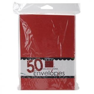 Bazzill A7 Card Envelopes, 50 pack   Ruby Slipper