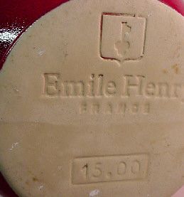 Emile Henry 1.5 Qt Cerise Red 7.25 Pitcher France EUC