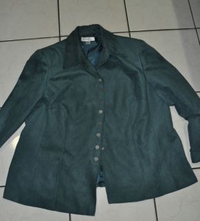 emily green jacket blazer plus size 22w