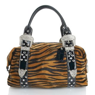  nicole polizzi wild thang tiger print satchel rating 7 $ 54 99 s h