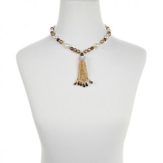 Sally C Treasures Cultured Freshwater Pearl, Smoky Quartz and Citrine