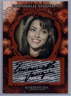 Supernatural A4 and is of Emmanuelle Vaugier as Madison Autograph Auto