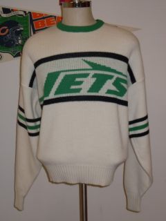 vintage NEW YORK JETS CLIFF ENGLE SWEATER LARGE