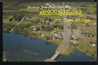 Radisson Wi Bev Town Railroad Depot Couderay Ojibwa Wisconsin Wis Wisc