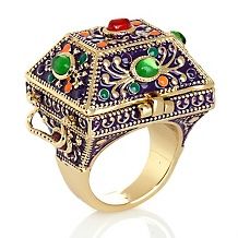 princess amanda treasure wish box multicolor stone ring $ 59 95