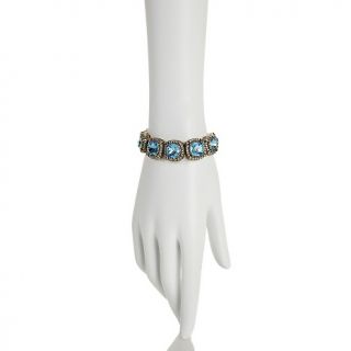 Heidi Daus Royal Opulence Crystal Accented 7 Line Bracelet