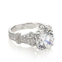 xavier 4 13ct absolute pave engraved solitaire ring $ 59 95