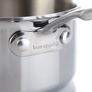 Bon Appétit Tri Ply Clad Stainless Steel Cook Set   10 Piece