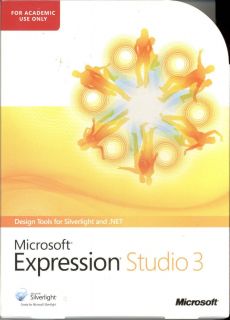 Microsoft Expression Studio 3 Academic Free Studio 4 Ultimate Upgrade