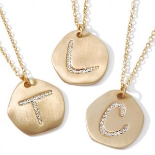  initial goldtone 16 drop necklace note customer pick rating 64 $ 19