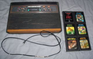 Used Atari 2600 Console System with 6 Games 1 Day Only