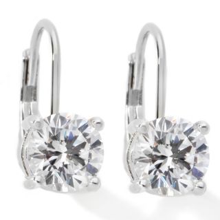Jewelry Earrings Drop 2ct Absolute™ Round Lever Back Earrings