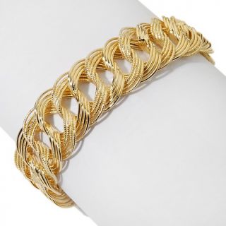 Jewelry Bracelets Chain Technibond® Textured Curb Link Bracelet