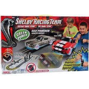 Enertec Shelby Racing Team Self Powered Road Race Set 2 Cars Brand New