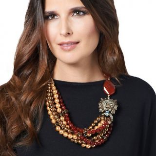 Heidi Daus Bling of the Jungle Multi Strand Necklace