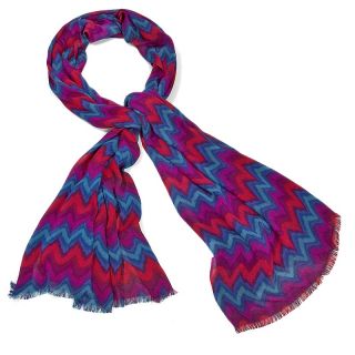 Curations with Stefani Greenfield Printed Scarf with Fringe