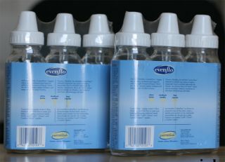 New Evenflo Glass Baby Bottles 8oz BPA Free