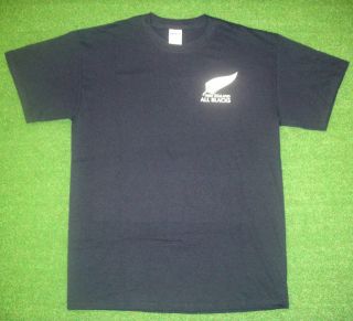  Blacks Shirt Black White Rugby World Cup 2011 T Shirt Jersey