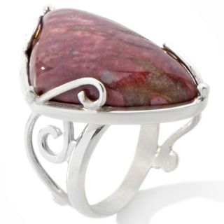 Jay King Nevada Portagris Stone Sterling Silver Ring