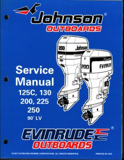 Johnson Evinrude 1998 Service Manual Models Multiple HPs 520212