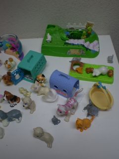  Pet Shop Lot LPS 51 Animals Dog Cat Kennel Care Center Electronic Game