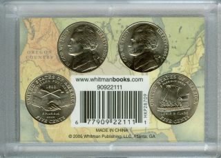 2004 Westward Series Nickel Set 4 Coinc Uncirculated in Whitman Frosty