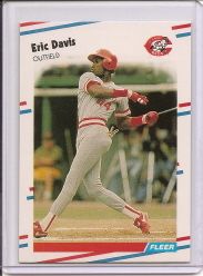  1988 Fleer Eric Davis 231