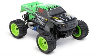 4Ghz Exceed RC ThunderFire Nitro Gas Powered RTR Off Road Truck Grn