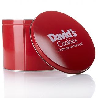 Davids Cookies 5 lb. Brownies and Crumb Cakes in Red Tin
