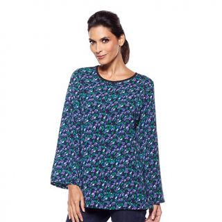 Fashion Tops Blouses twiggy LONDON Double Printed Top with Tie