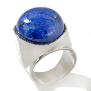 Mine Finds by Jay King Jay King Blue Lapis Sterling Silver Round Ring
