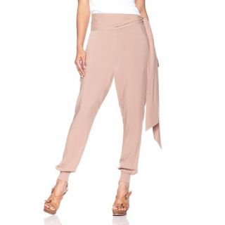 Queen Collection Queen Collection Relaxed Pants with Self Tie Belt