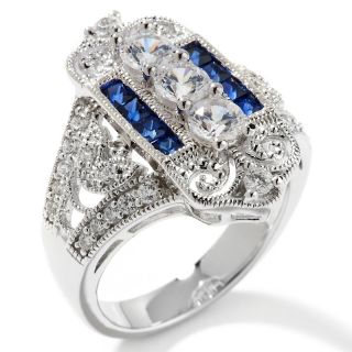  sapphire sterling silver shield ring note customer pick rating 8 $ 89