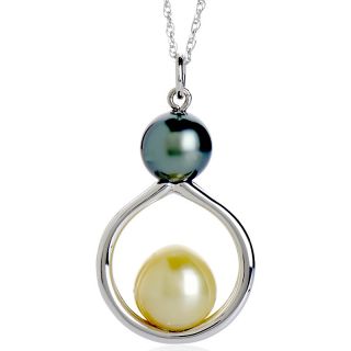Designs by Turia 9 11mm Multi Cultured Pearl Sterling Silver Pendant