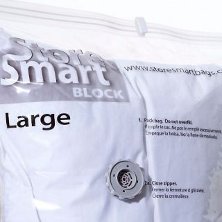 StoreSmart 4 Jumbo and 2 Large Compression Bags with 4 Jumbo Totes at