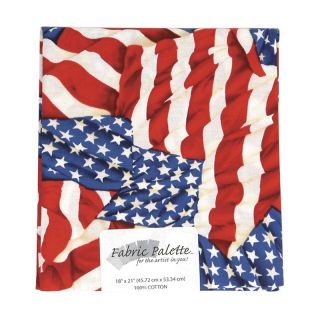 Fabric Palette 1/4 Yard 100% Cotton Fabric   American Flag