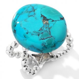 Studio Barse Turquoise Sterling Silver Stretch Ring