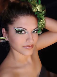 Exotic Eye Makeup Adhesive Crystal Dancer Glitter Kit